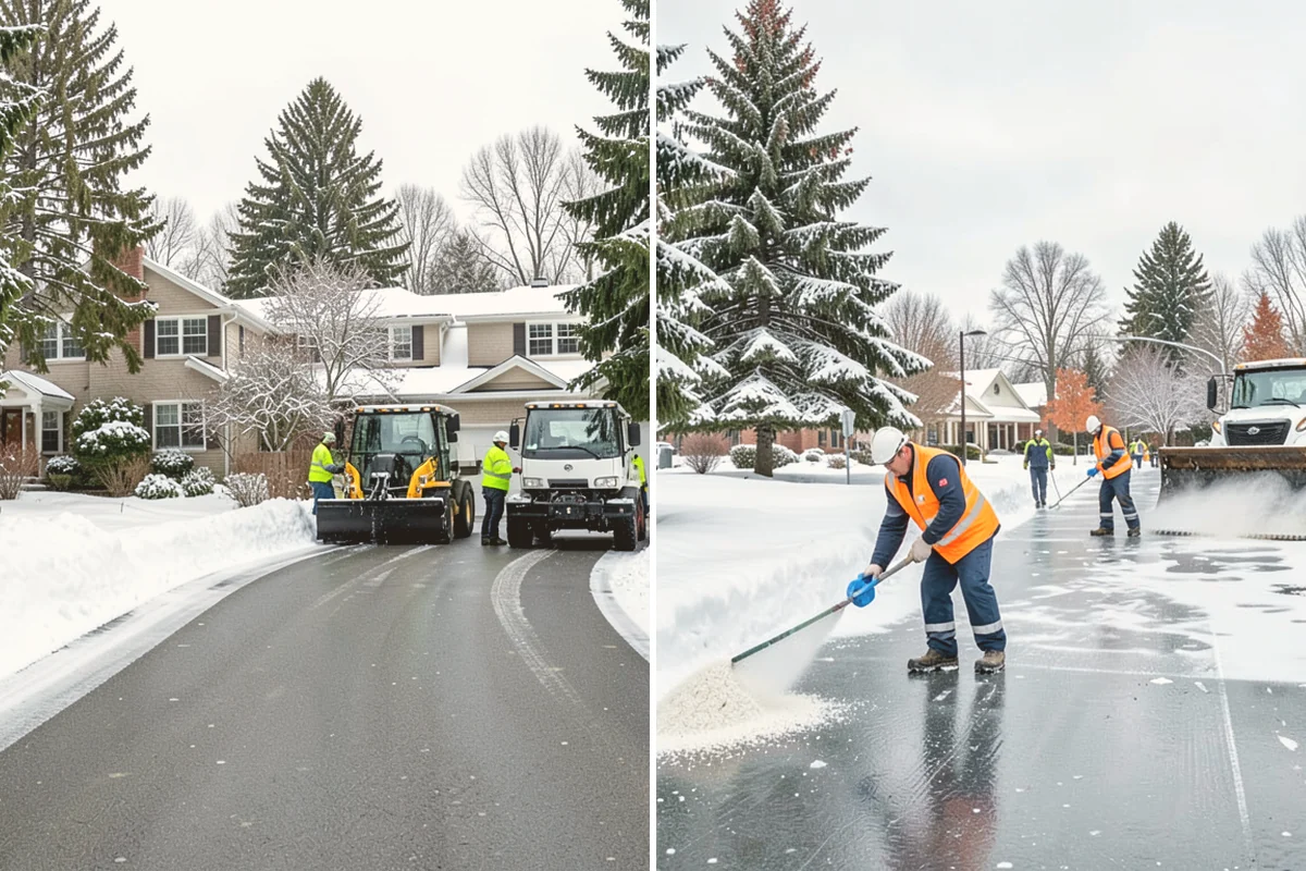 Apartment Complex Parking Lot Snow Removal in Orting, Pierce County, WA - Meet the manager to prioritize buildings, fire lanes, and tenant move-out zones