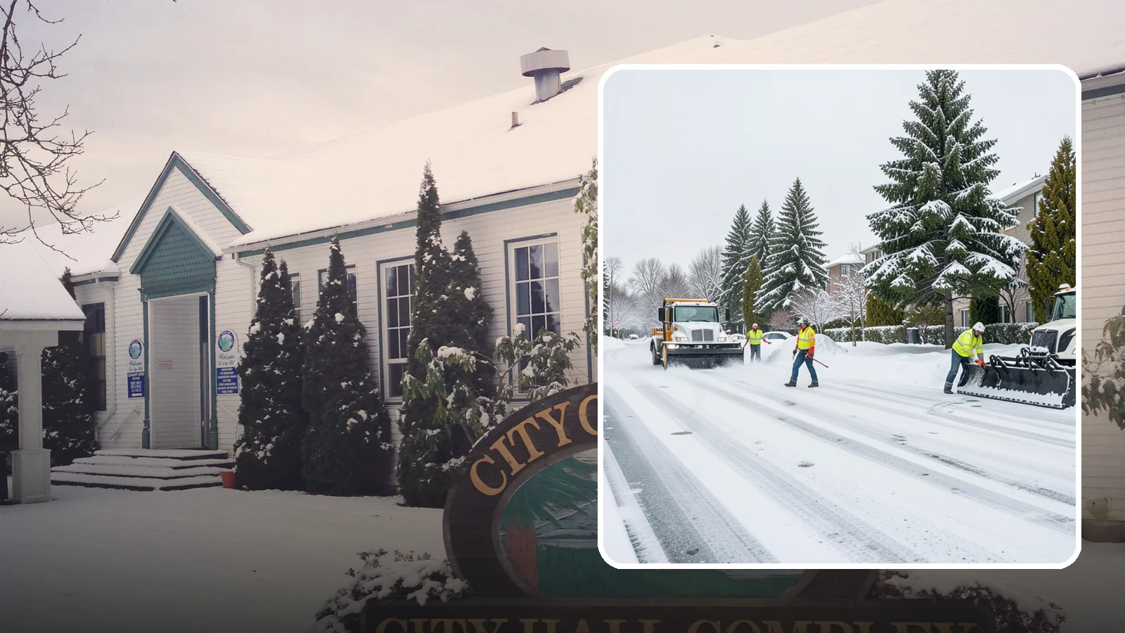 Apartment Complex Parking Lot Snow Removal in Pacific, King County, WA - We plow sprawling apartment lots full of overnight tenant vehicles before residents leave for the Western Washington morning rush.