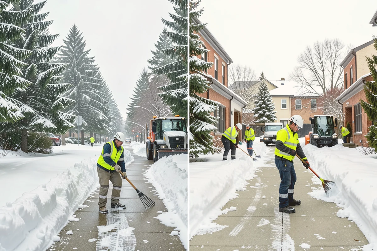 Apartment Complex Parking Lot Snow Removal in Sammamish, King County, WA - Meet the manager to prioritize buildings, fire lanes, and tenant move-out zones