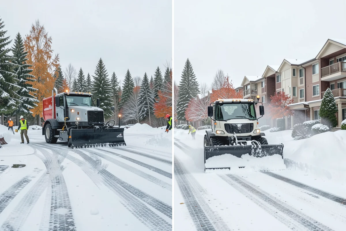 Apartment Complex Parking Lot Snow Removal in Skykomish, King County, WA - Meet the manager to prioritize buildings, fire lanes, and tenant move-out zones