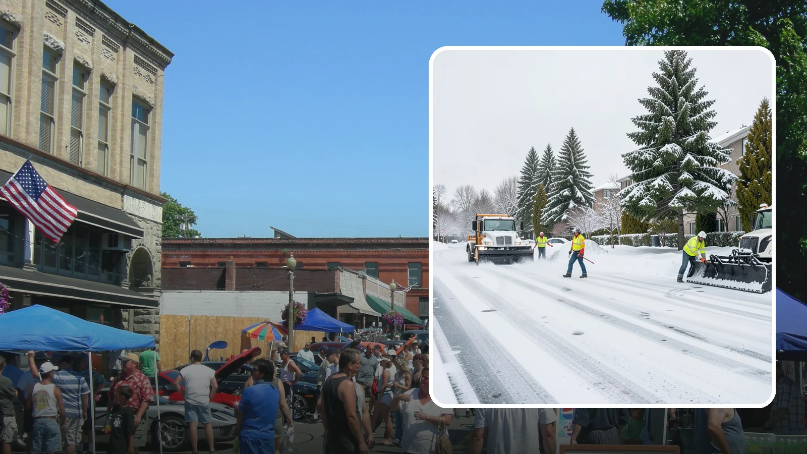Apartment Complex Parking Lot Snow Removal in Snohomish, Snohomish County, WA - We plow sprawling apartment lots full of overnight tenant vehicles before residents leave for the Western Washington morning rush.
