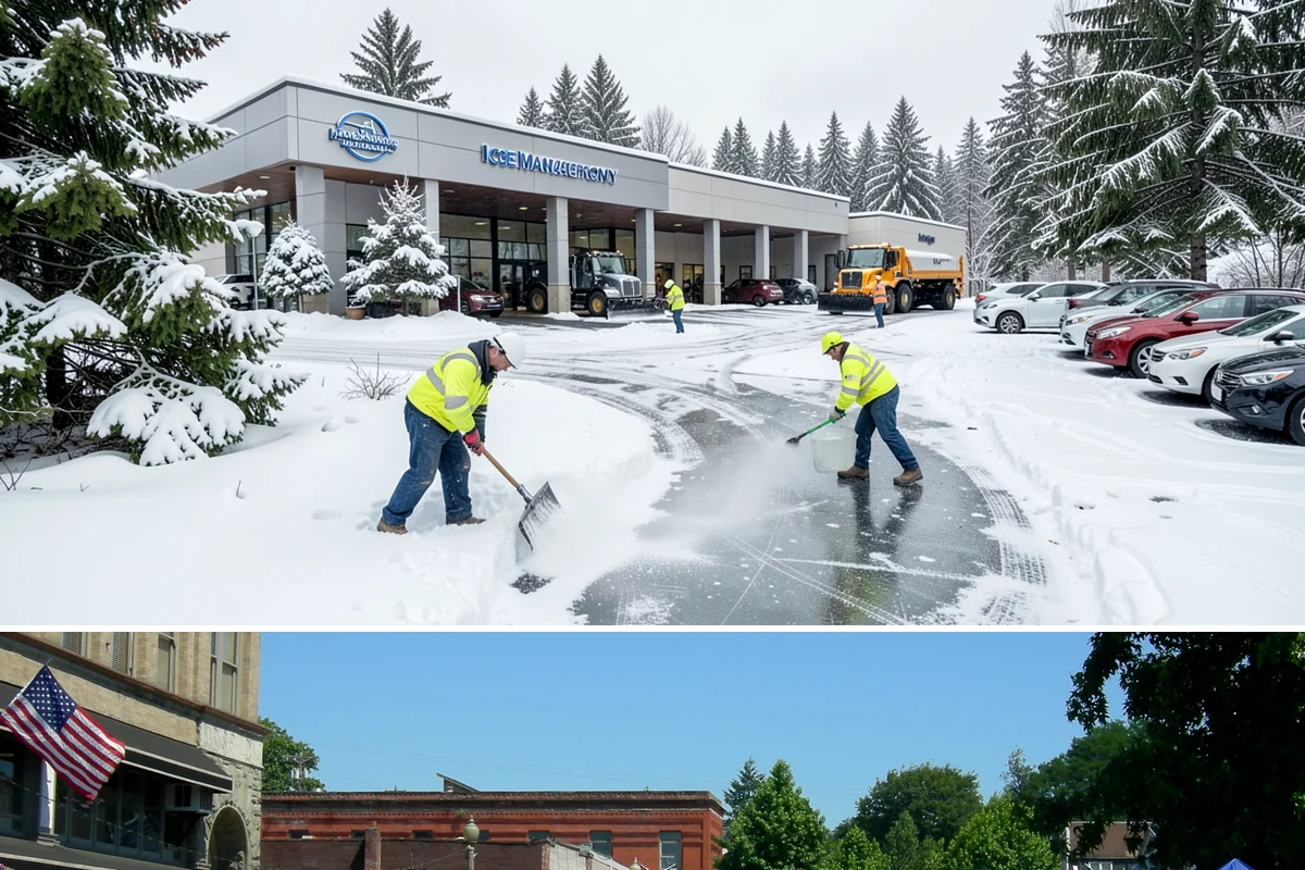 Apartment Complex Parking Lot Snow Removal in Snohomish, Snohomish County, WA - Snow risk for Puget Sound apartment communities runs highest from December through February, when overnight lows dip below...