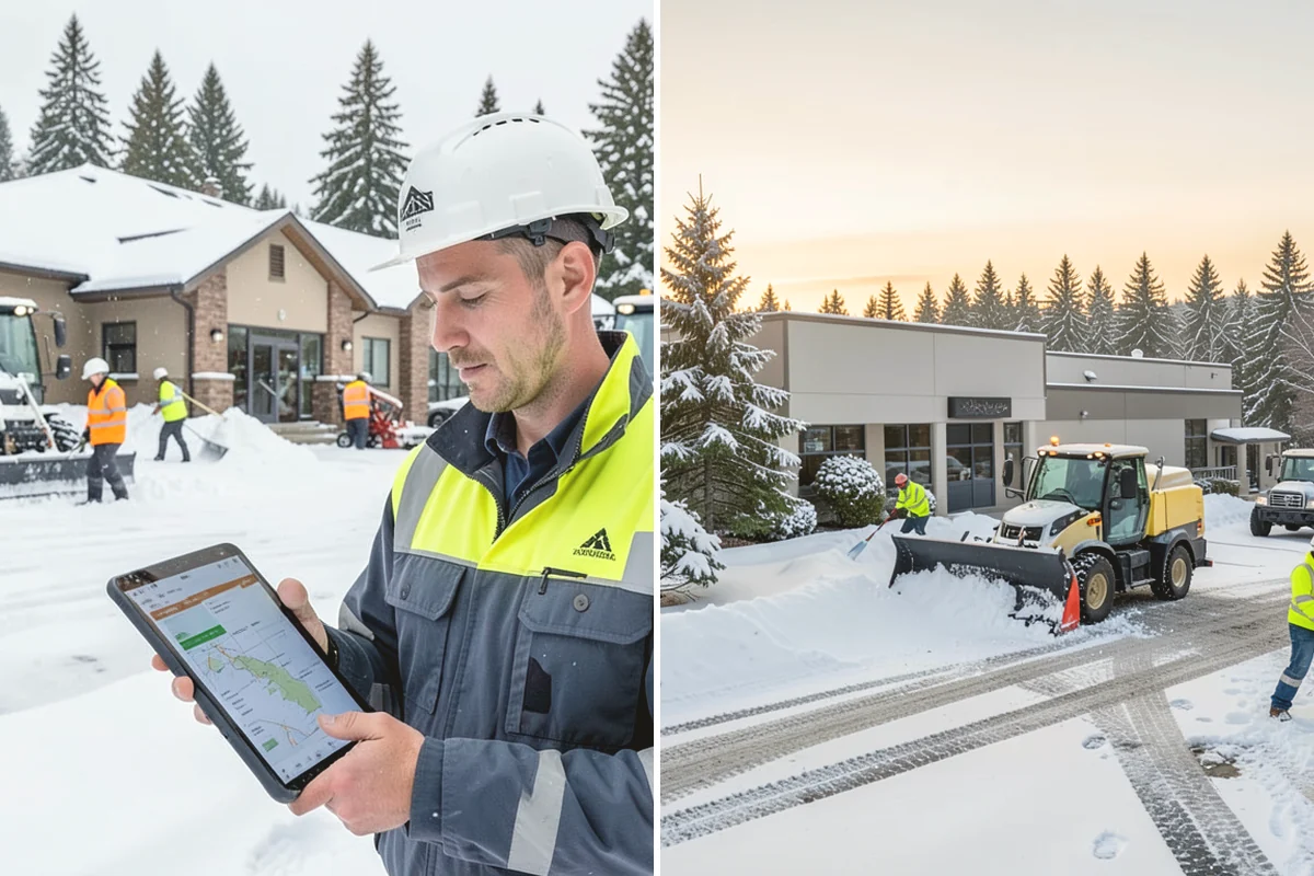 Apartment Complex Parking Lot Snow Removal in Tukwila, King County, WA - Meet the manager to prioritize buildings, fire lanes, and tenant move-out zones