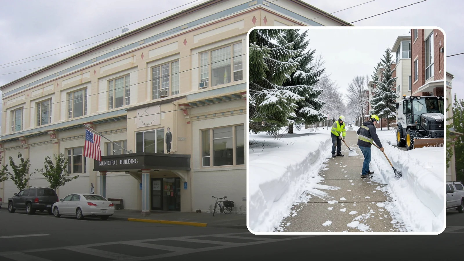 Apartment Complex Sidewalk Clearing in Anacortes, Skagit County, WA - Multi-building walkway clearing for Western Washington apartment communities, keeping the interior paths tenants use around the...