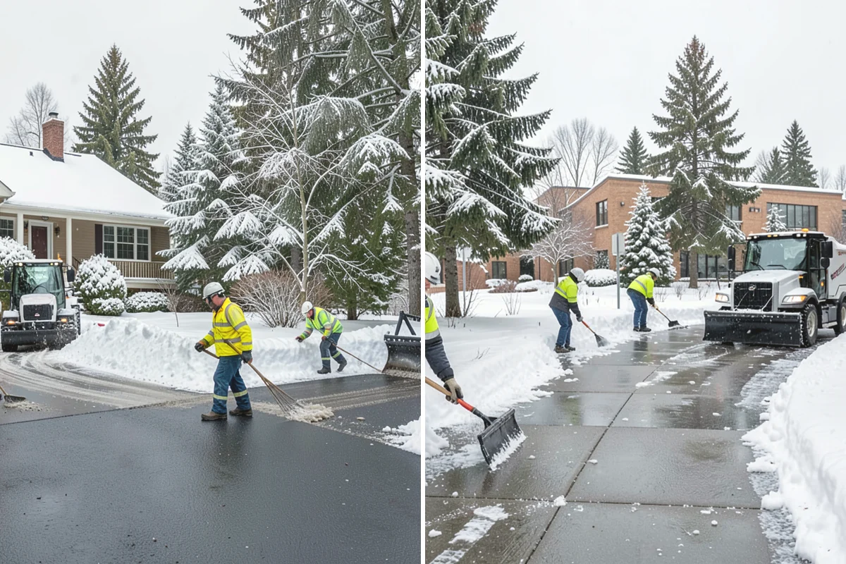 Apartment Complex Sidewalk Clearing in Anacortes, Skagit County, WA - Map all interior walks, breezeways, and connector paths across the community