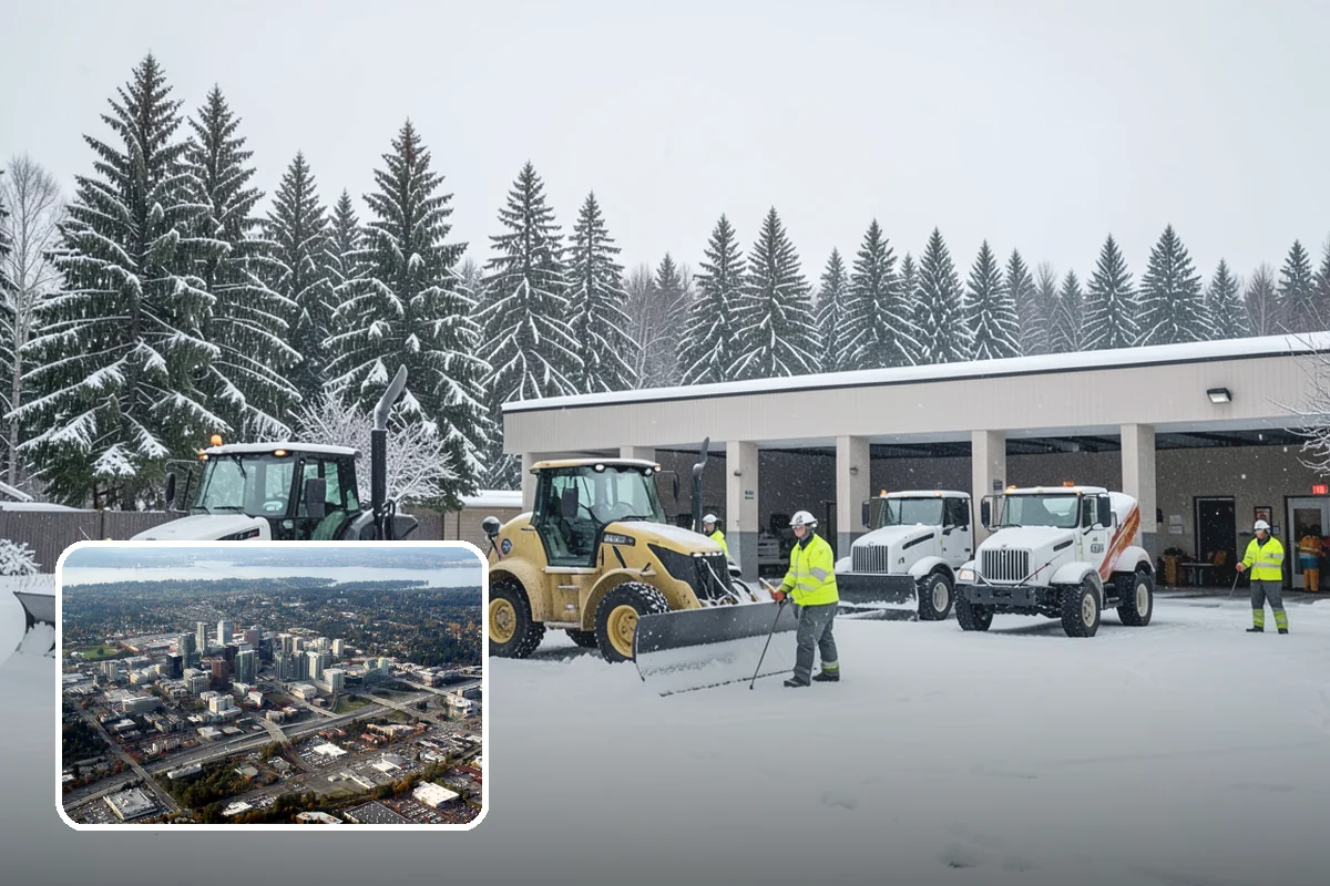 Apartment Complex Sidewalk Clearing in Bellevue, King County, WA - Protects owners and property managers from tenant slip-and-fall litigation