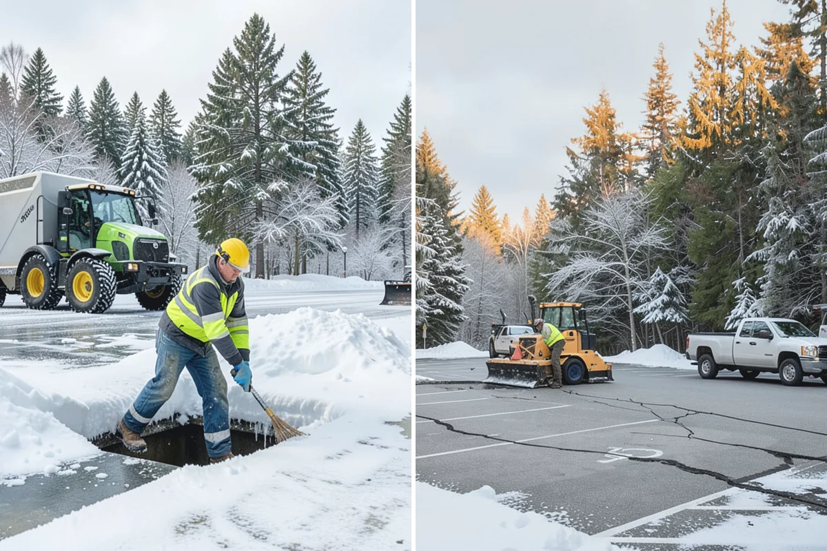 Apartment Complex Sidewalk Clearing in Bonney Lake, Pierce County, WA - Map all interior walks, breezeways, and connector paths across the community
