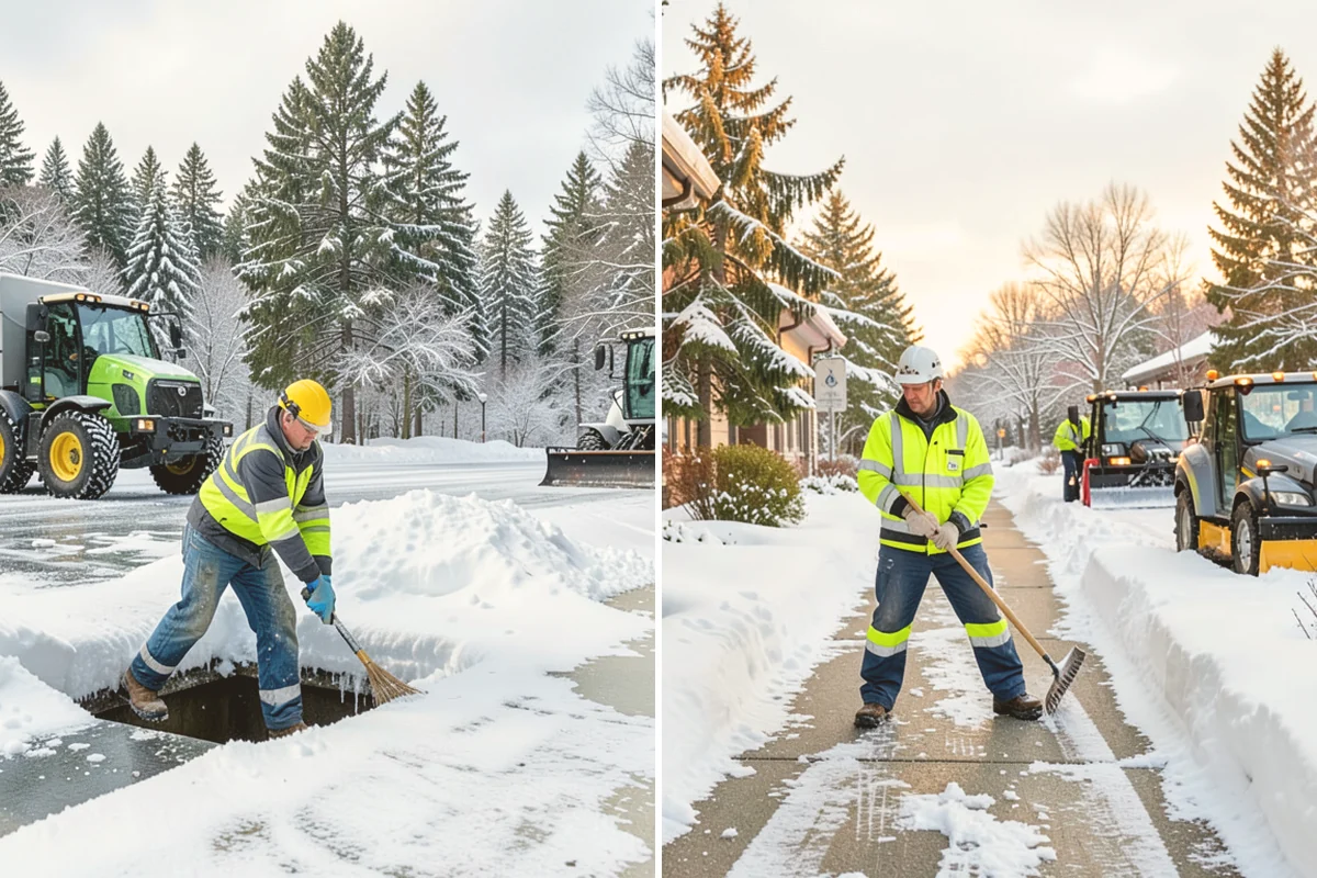 Apartment Complex Sidewalk Clearing in Bothell, King County, WA - Map all interior walks, breezeways, and connector paths across the community