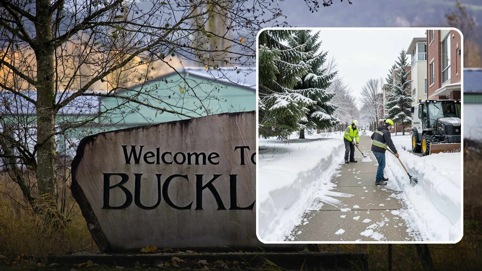 Apartment Complex Sidewalk Clearing in Buckley, Pierce County, WA - Multi-building walkway clearing for Western Washington apartment communities, keeping the interior paths tenants use around the...