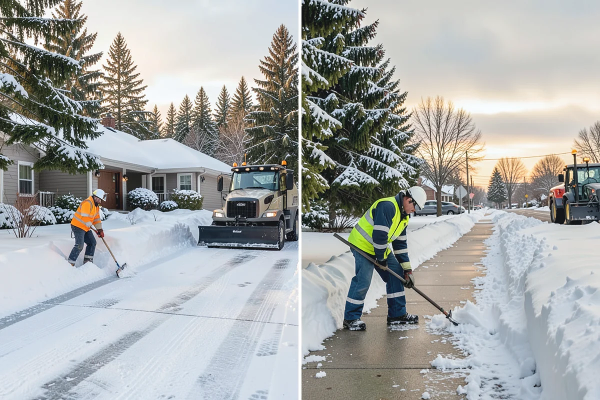 Apartment Complex Sidewalk Clearing in Buckley, Pierce County, WA - Map all interior walks, breezeways, and connector paths across the community