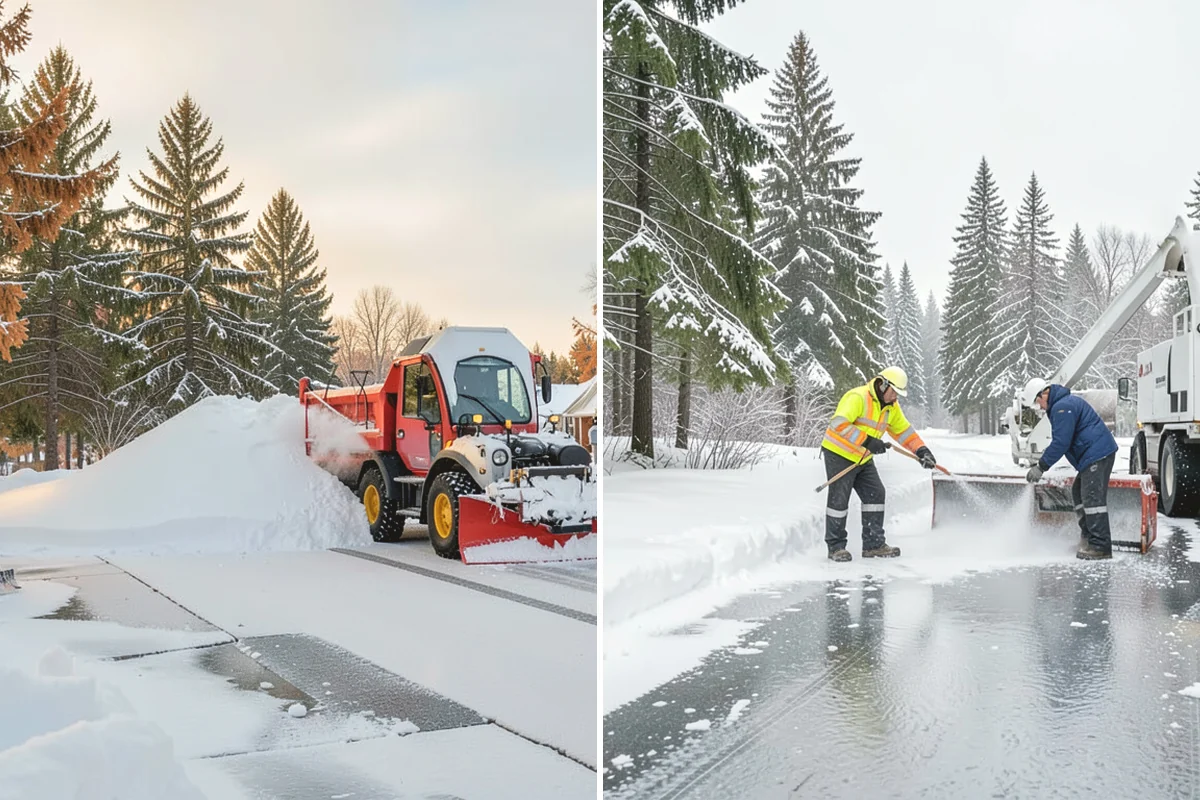 Apartment Complex Sidewalk Clearing in Burlington, Skagit County, WA - Map all interior walks, breezeways, and connector paths across the community