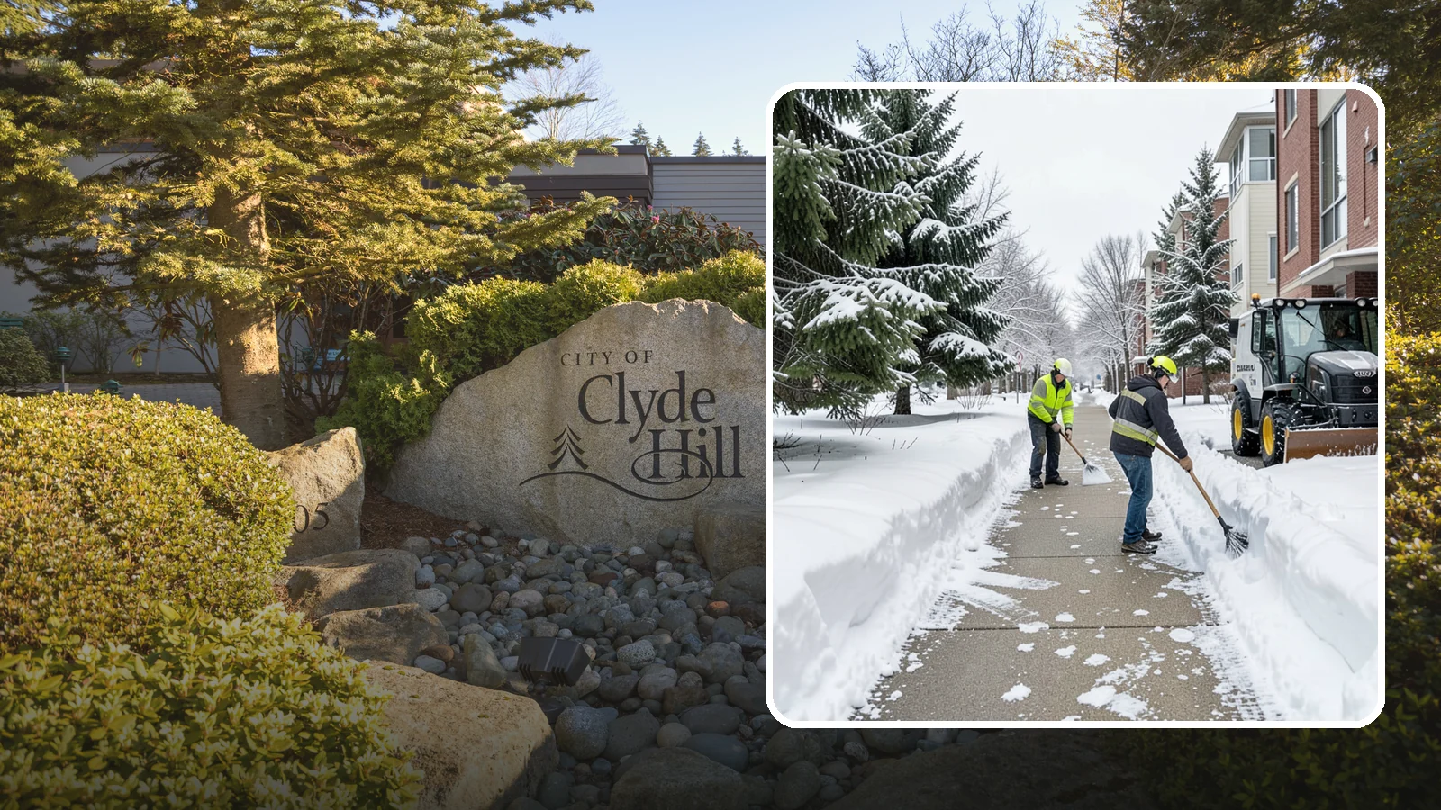 Apartment Complex Sidewalk Clearing in Clyde Hill, King County, WA - Multi-building walkway clearing for Western Washington apartment communities, keeping the interior paths tenants use around the...
