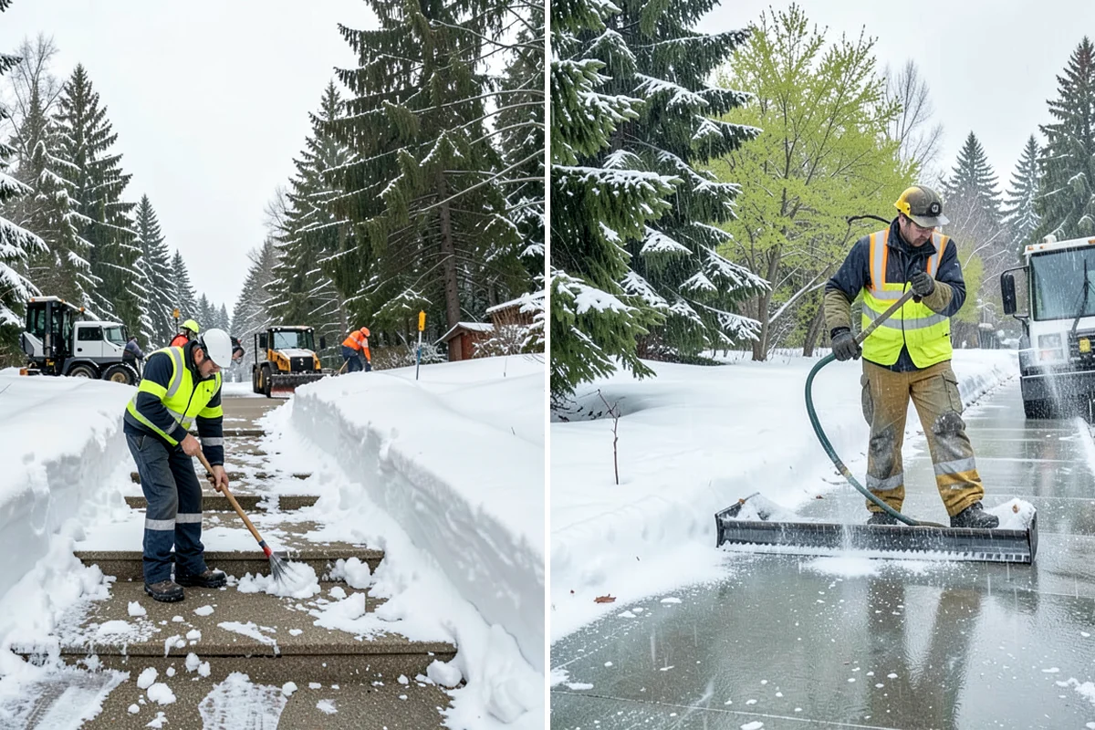 Apartment Complex Sidewalk Clearing in Clyde Hill, King County, WA - Map all interior walks, breezeways, and connector paths across the community