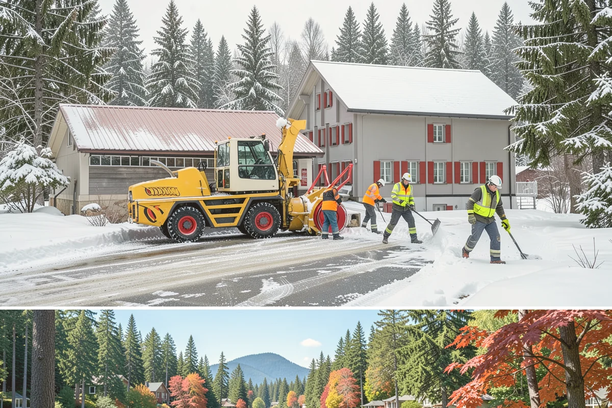 Apartment Complex Sidewalk Clearing in Covington, King County, WA - Demand runs heaviest from December through February, when back-to-back freezing nights keep interior apartment walks glazed...