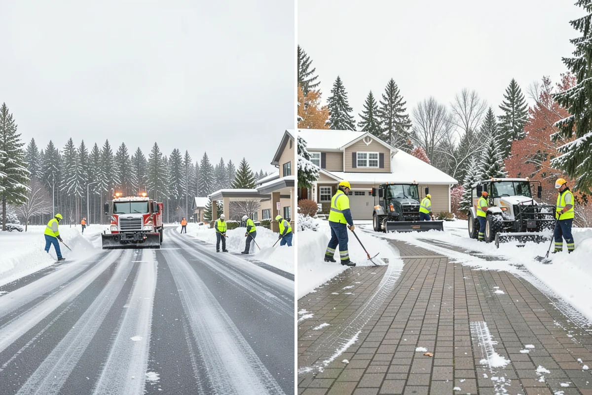 Apartment Complex Sidewalk Clearing in Duvall, King County, WA - Map all interior walks, breezeways, and connector paths across the community