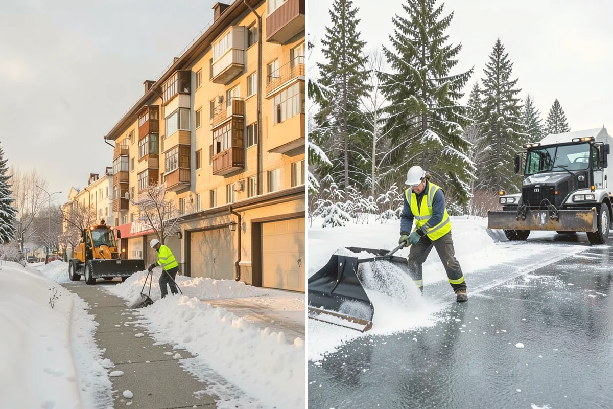 Apartment Complex Sidewalk Clearing in Eatonville, Pierce County, WA - Map all interior walks, breezeways, and connector paths across the community