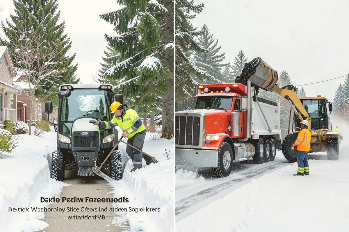 Apartment Complex Sidewalk Clearing in Edmonds, Snohomish County, WA - Map all interior walks, breezeways, and connector paths across the community
