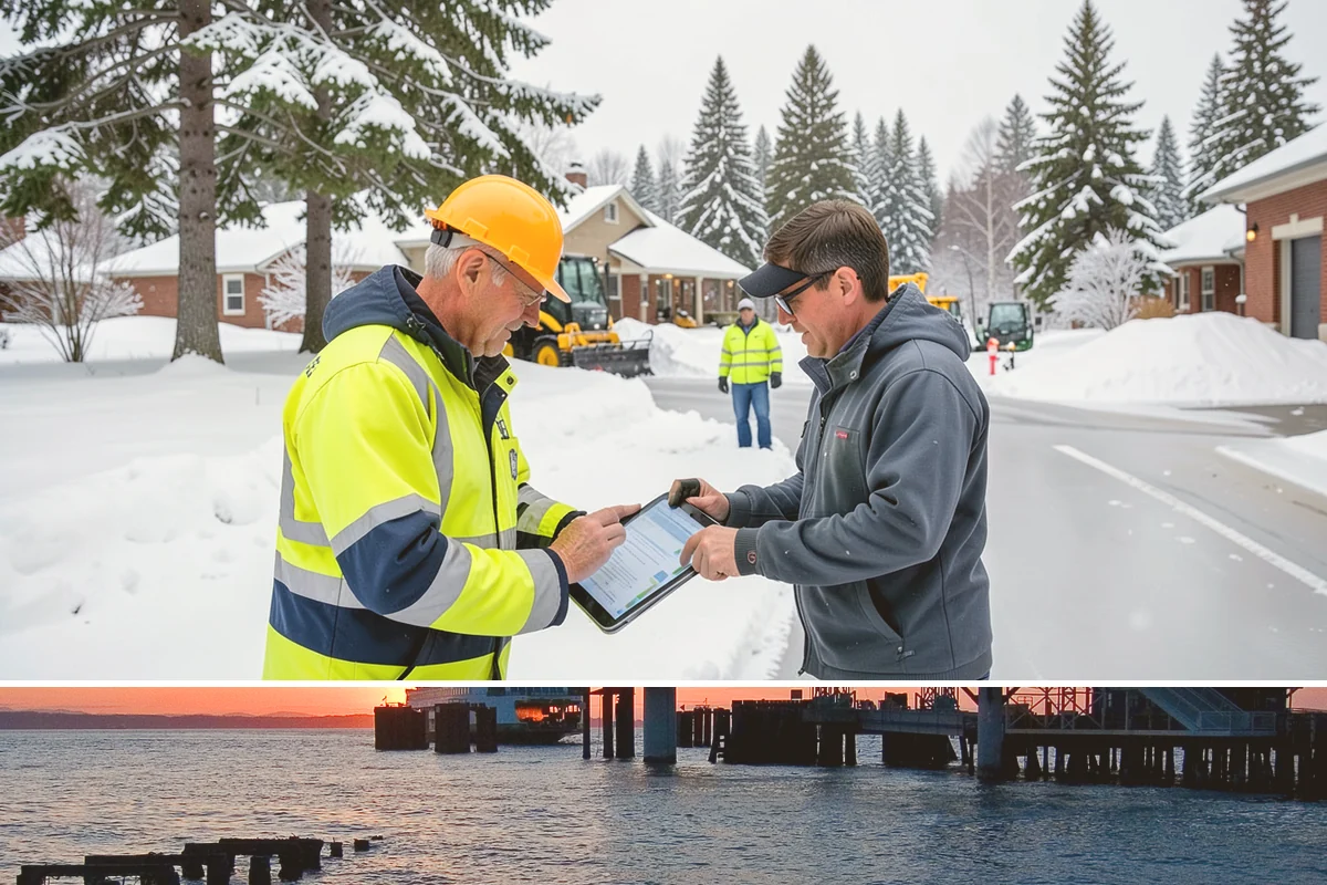 Apartment Complex Sidewalk Clearing in Edmonds, Snohomish County, WA - Demand runs heaviest from December through February, when back-to-back freezing nights keep interior apartment walks glazed...