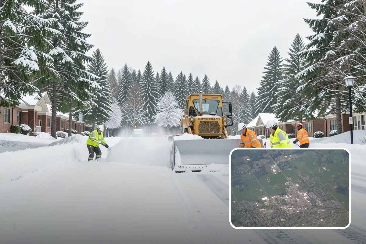 Apartment Complex Sidewalk Clearing in Enumclaw, King County, WA - Protects owners and property managers from tenant slip-and-fall litigation