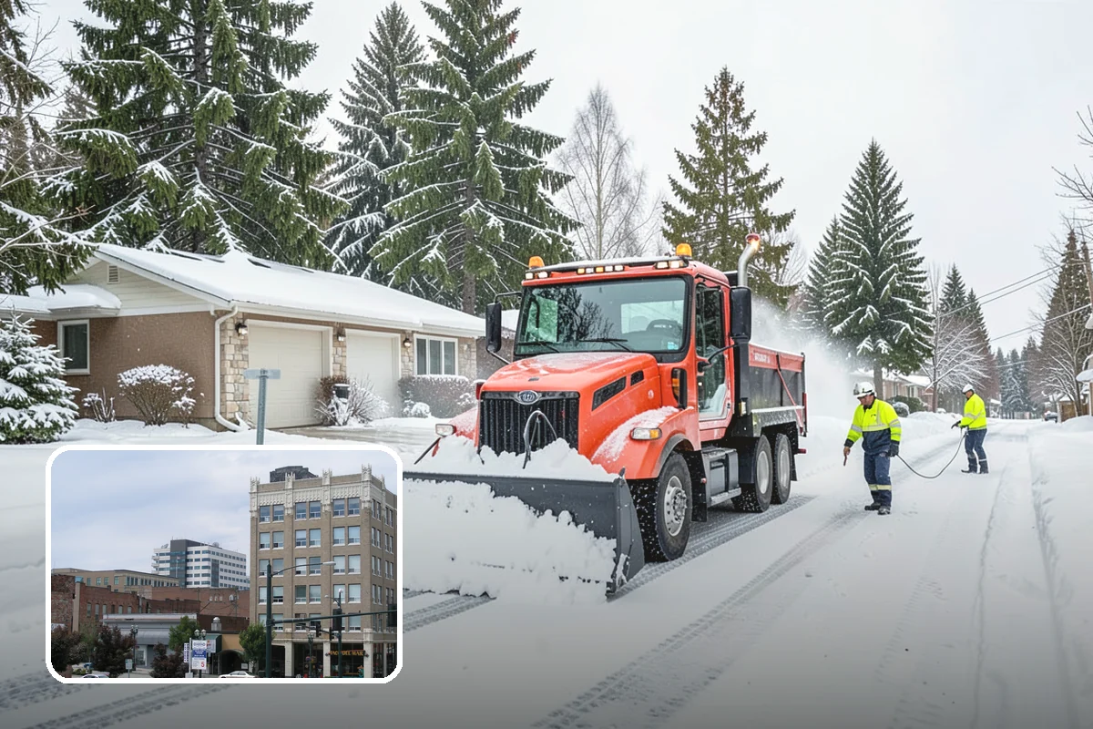 Apartment Complex Sidewalk Clearing in Everett, Snohomish County, WA - Protects owners and property managers from tenant slip-and-fall litigation