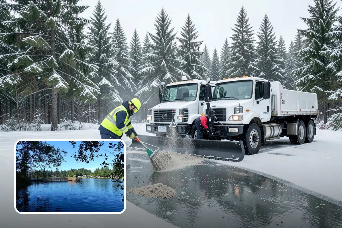 Apartment Complex Sidewalk Clearing in Federal Way, King County, WA - Protects owners and property managers from tenant slip-and-fall litigation