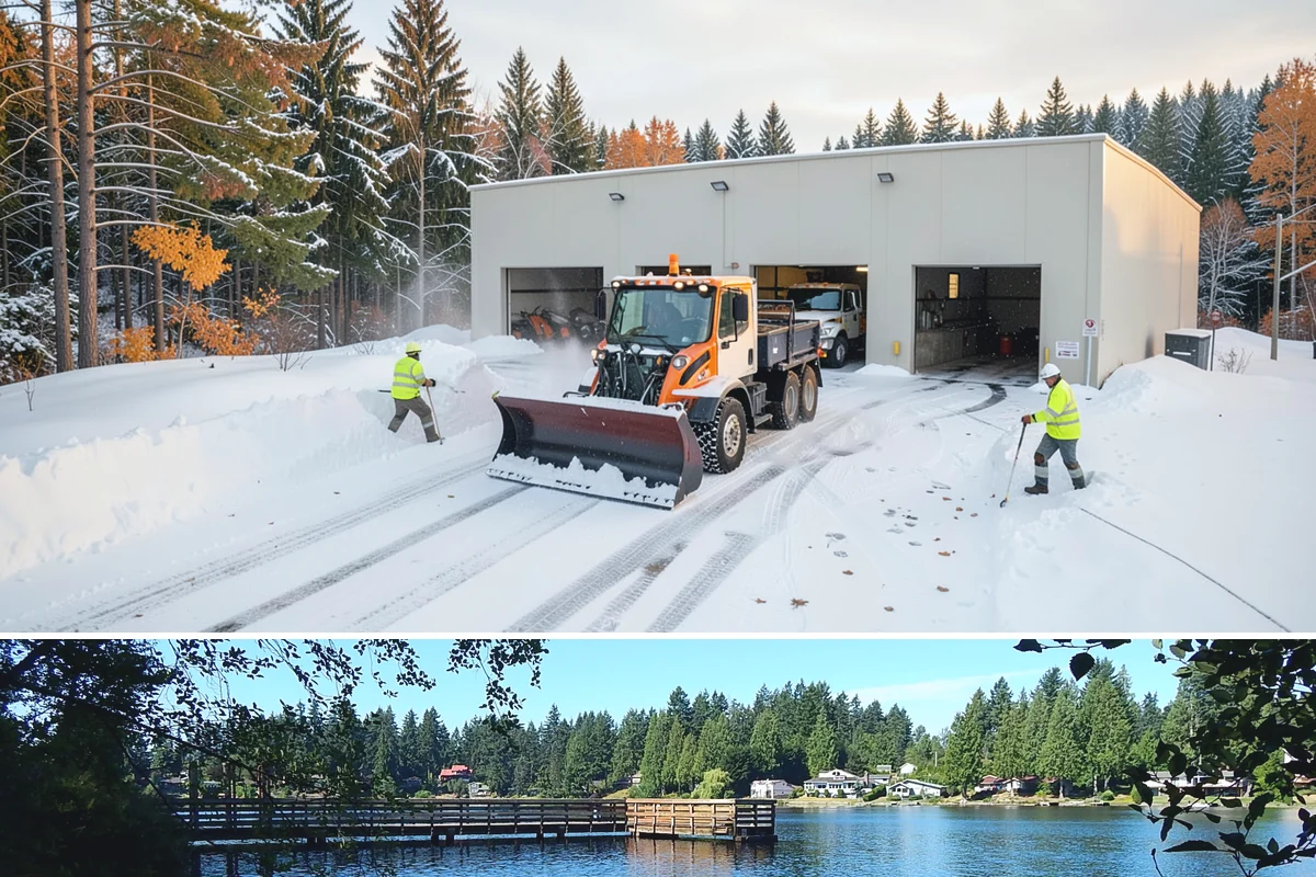 Apartment Complex Sidewalk Clearing in Federal Way, King County, WA - Demand runs heaviest from December through February, when back-to-back freezing nights keep interior apartment walks glazed...