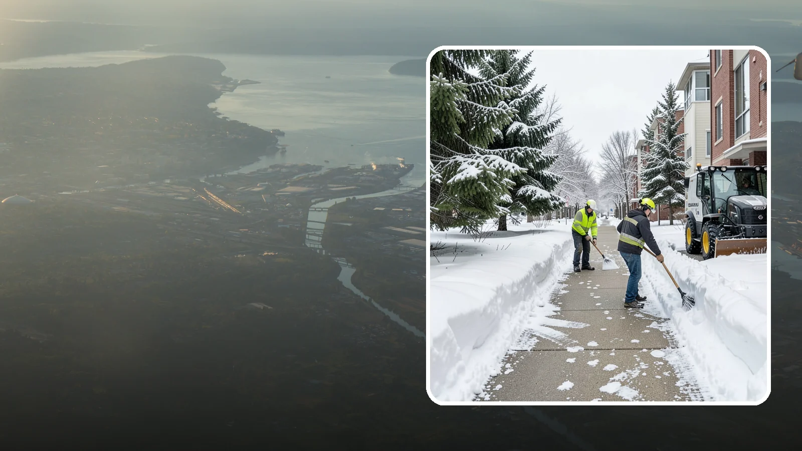 Apartment Complex Sidewalk Clearing in Fife, Pierce County, WA - Multi-building walkway clearing for Western Washington apartment communities, keeping the interior paths tenants use around the...