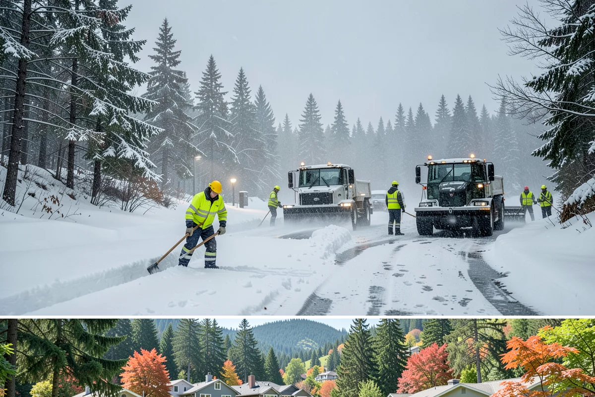 Apartment Complex Sidewalk Clearing in Fircrest, Pierce County, WA - Demand runs heaviest from December through February, when back-to-back freezing nights keep interior apartment walks glazed...