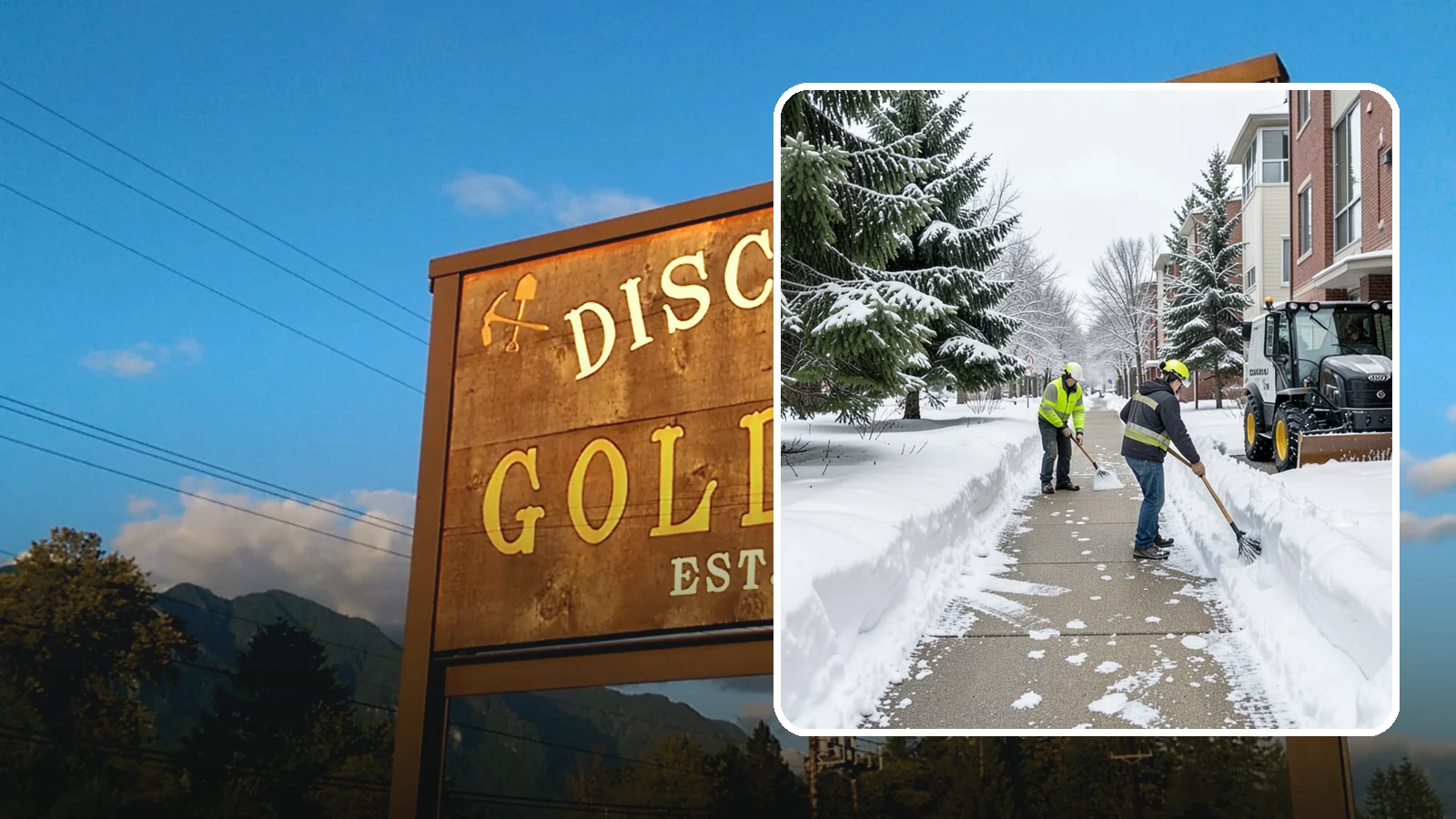 Apartment Complex Sidewalk Clearing in Gold Bar, Snohomish County, WA - Multi-building walkway clearing for Western Washington apartment communities, keeping the interior paths tenants use around the...