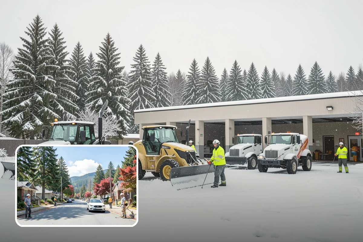 Apartment Complex Sidewalk Clearing in Hunts Point, King County, WA - Protects owners and property managers from tenant slip-and-fall litigation