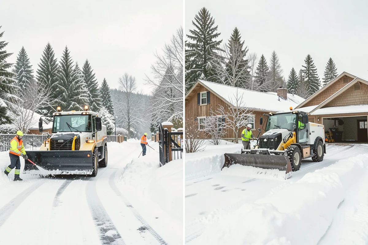 Apartment Complex Sidewalk Clearing in Kirkland, King County, WA - Map all interior walks, breezeways, and connector paths across the community