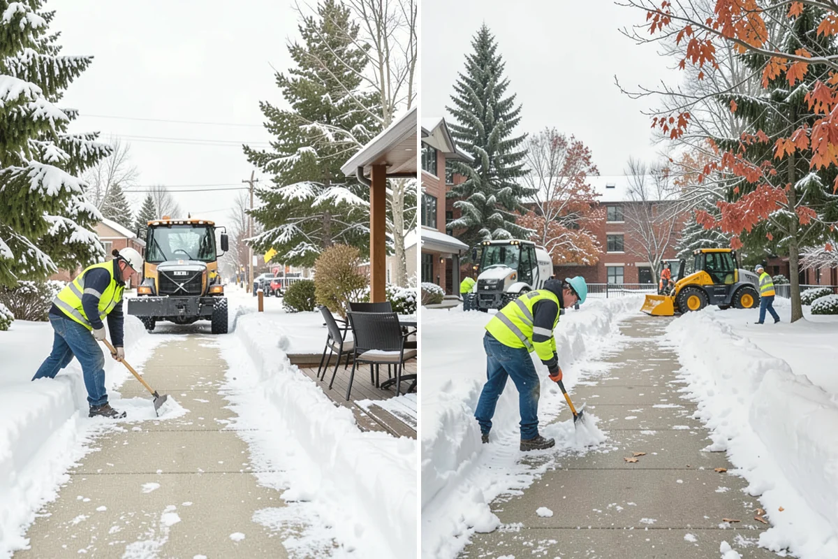 Apartment Complex Sidewalk Clearing in Lake Stevens, Snohomish County, WA - Map all interior walks, breezeways, and connector paths across the community