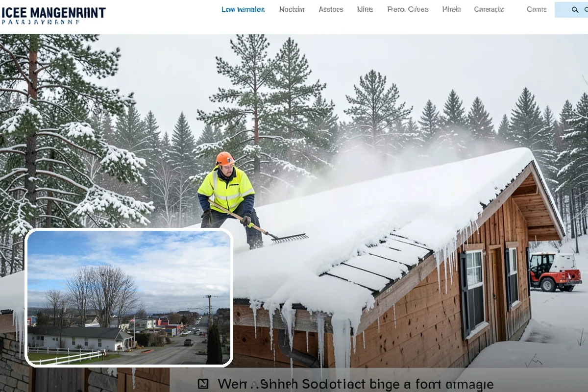 Apartment Complex Sidewalk Clearing in Langley, Island County, WA - Protects owners and property managers from tenant slip-and-fall litigation