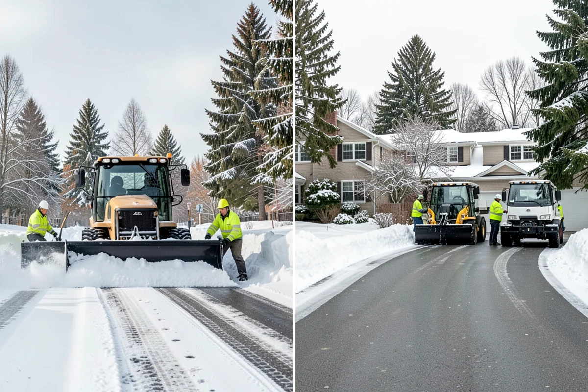 Apartment Complex Sidewalk Clearing in Lyman, Skagit County, WA - Map all interior walks, breezeways, and connector paths across the community