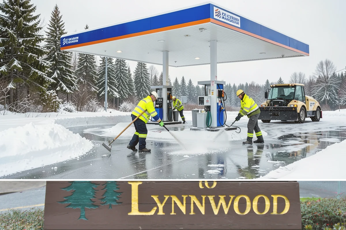Apartment Complex Sidewalk Clearing in Lynnwood, Snohomish County, WA - Demand runs heaviest from December through February, when back-to-back freezing nights keep interior apartment walks glazed...