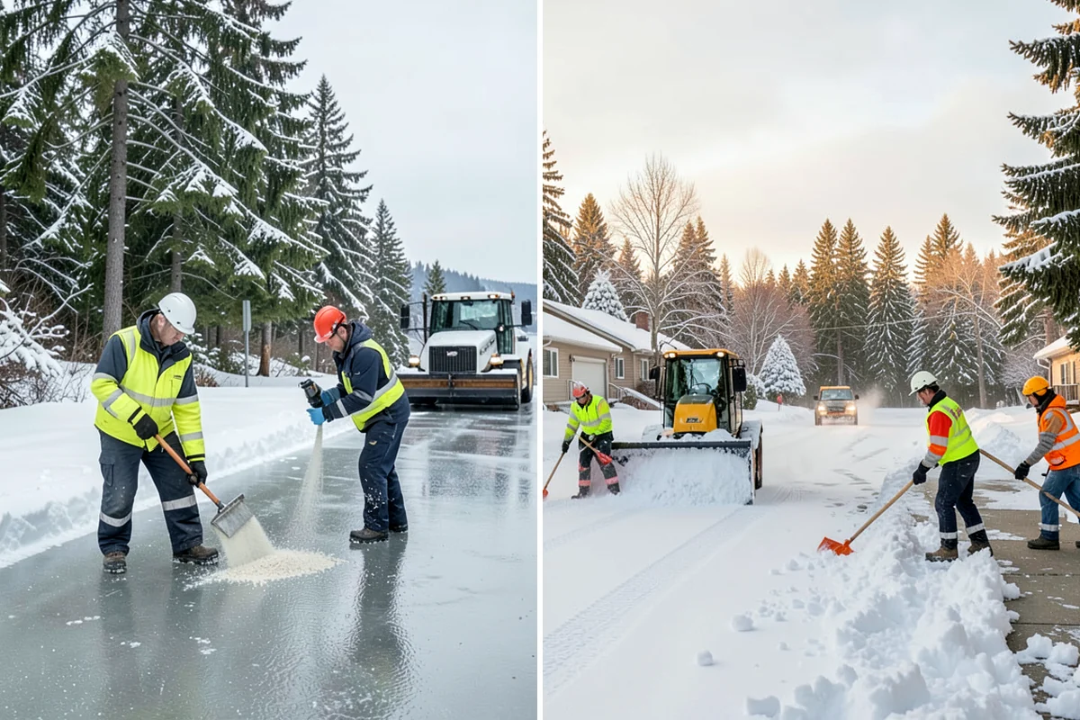 Apartment Complex Sidewalk Clearing in Maple Valley, King County, WA - Map all interior walks, breezeways, and connector paths across the community
