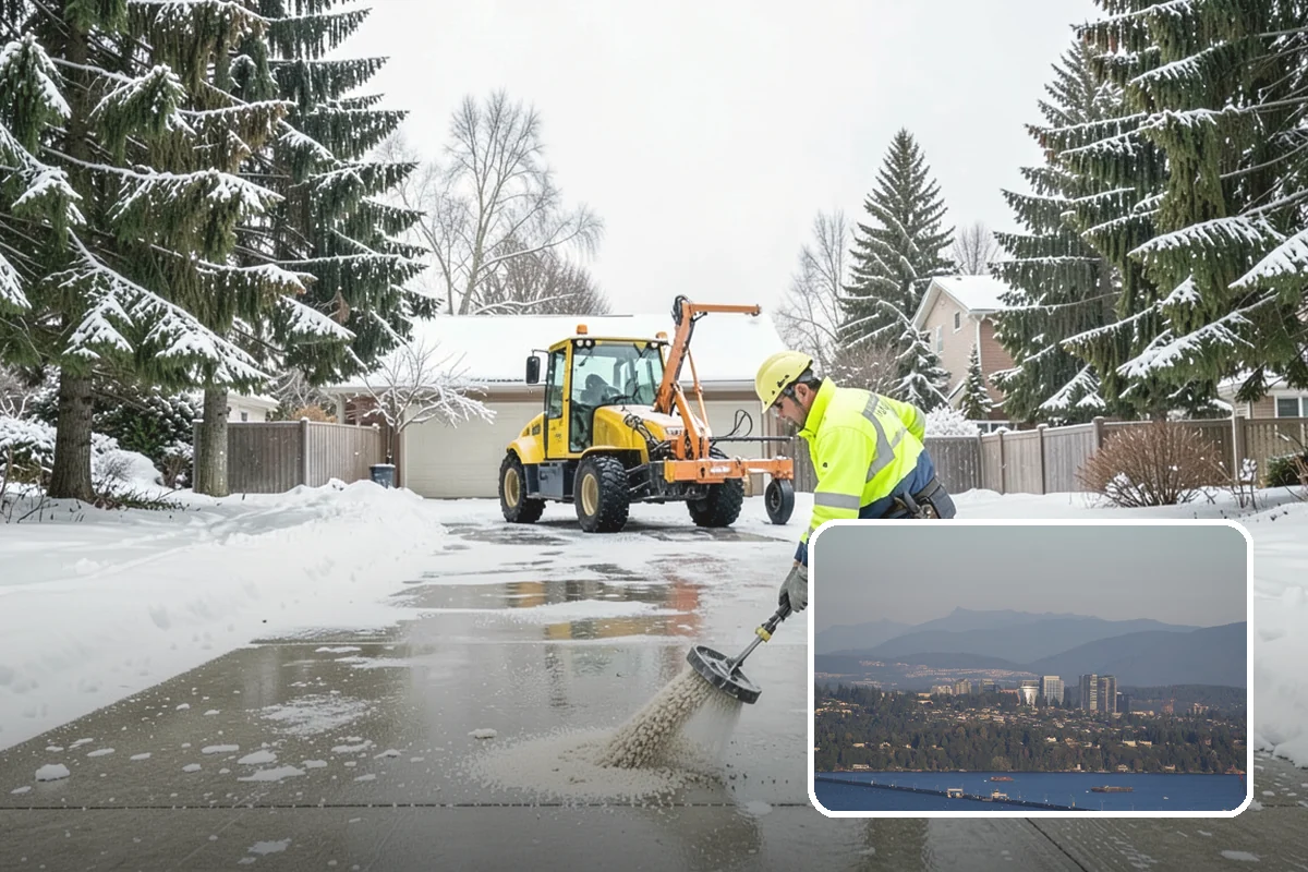 Apartment Complex Sidewalk Clearing in Medina, King County, WA - Protects owners and property managers from tenant slip-and-fall litigation
