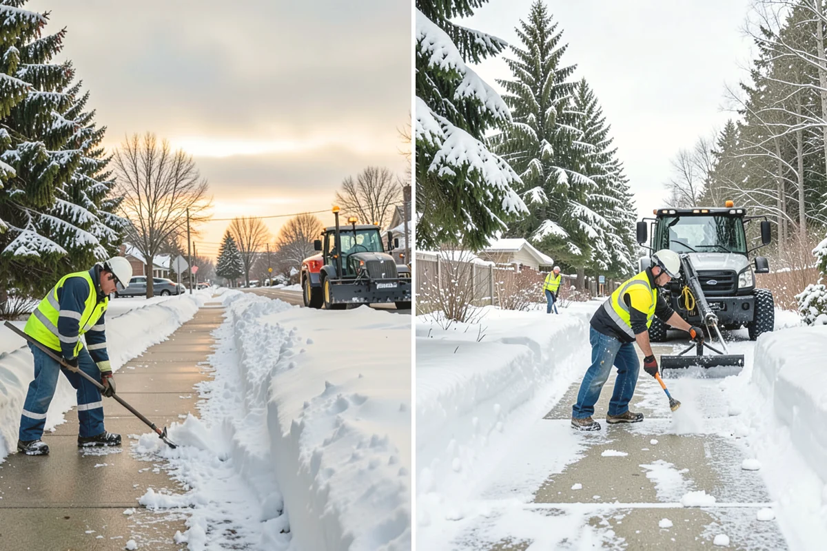 Apartment Complex Sidewalk Clearing in Mercer Island, King County, WA - Map all interior walks, breezeways, and connector paths across the community