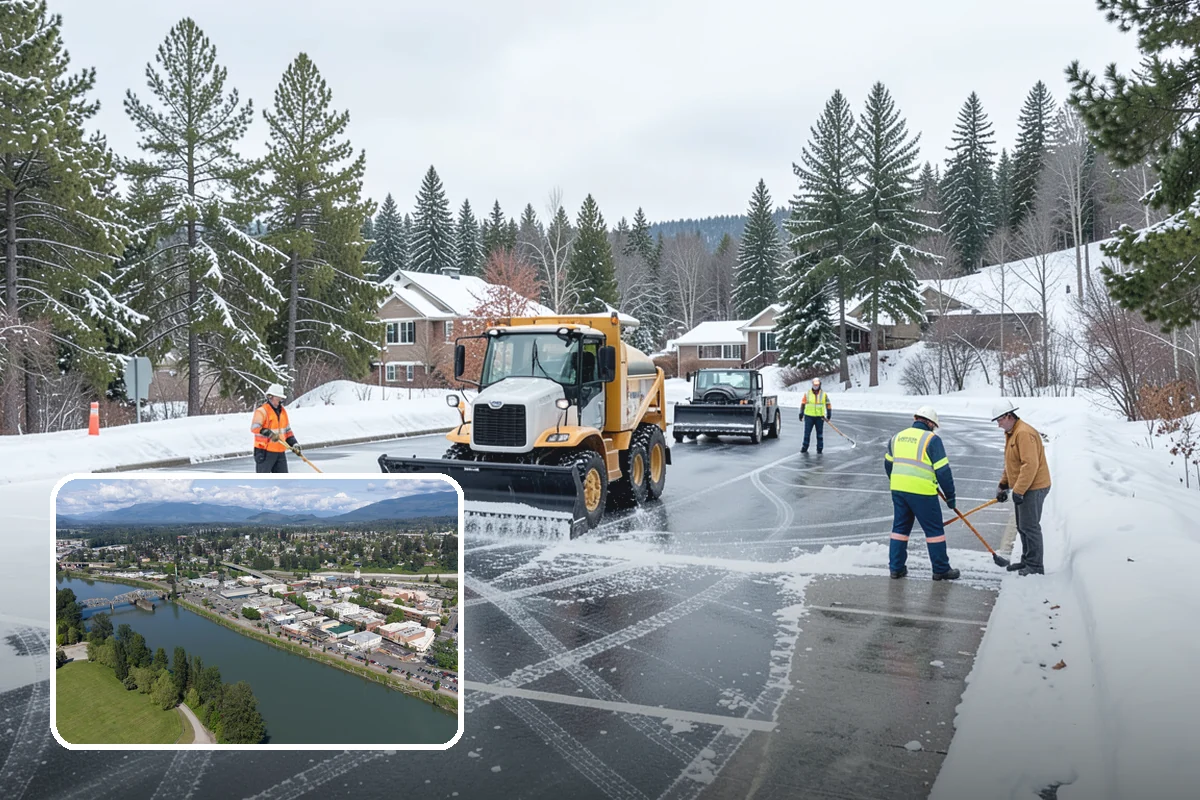 Apartment Complex Sidewalk Clearing in Mount Vernon, Skagit County, WA - Protects owners and property managers from tenant slip-and-fall litigation