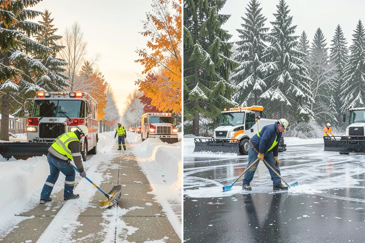 Apartment Complex Sidewalk Clearing in Mount Vernon, Skagit County, WA - Map all interior walks, breezeways, and connector paths across the community