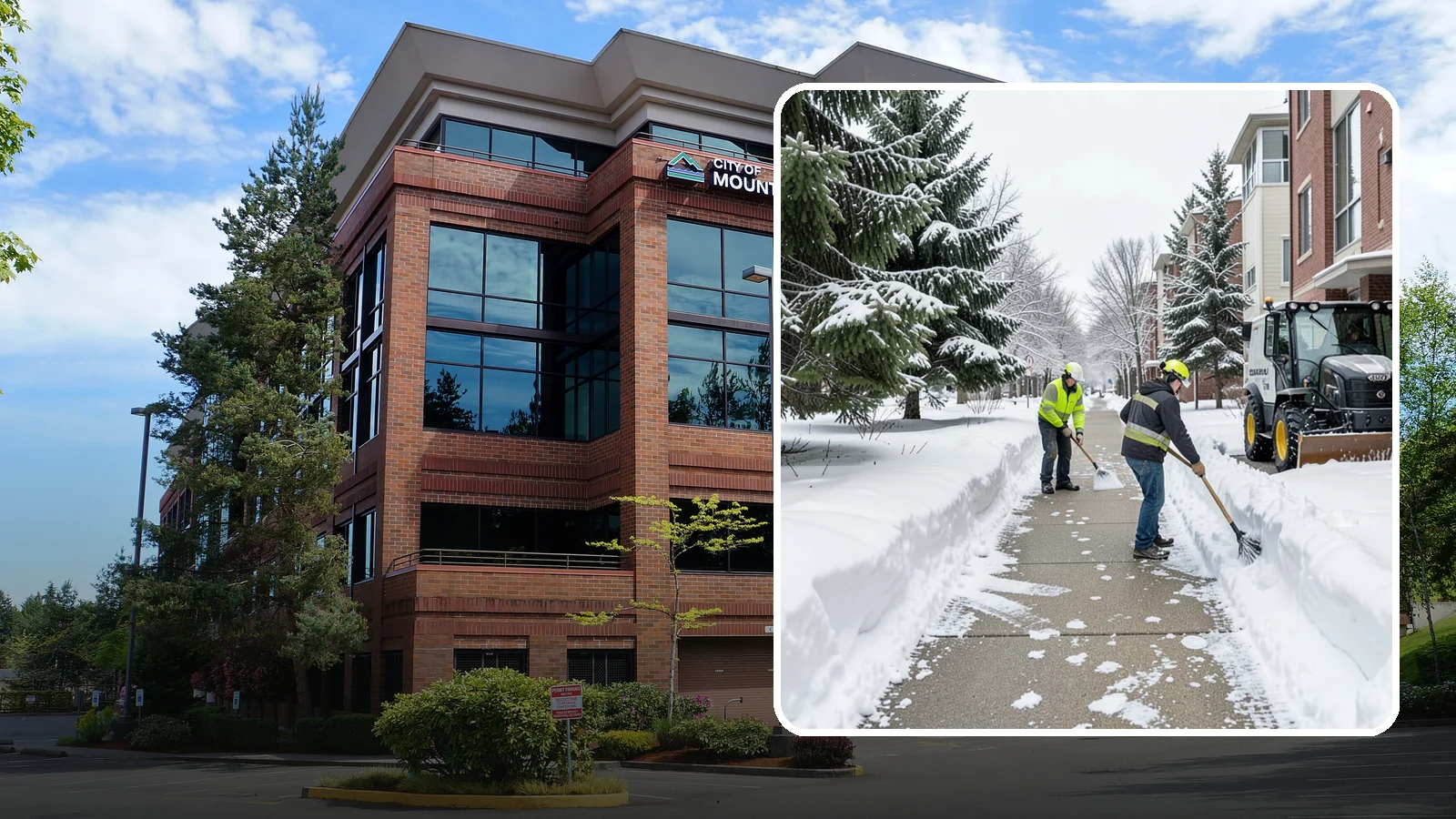 Apartment Complex Sidewalk Clearing in Mountlake Terrace, Snohomish County, WA - Multi-building walkway clearing for Western Washington apartment communities, keeping the interior paths tenants use around the...