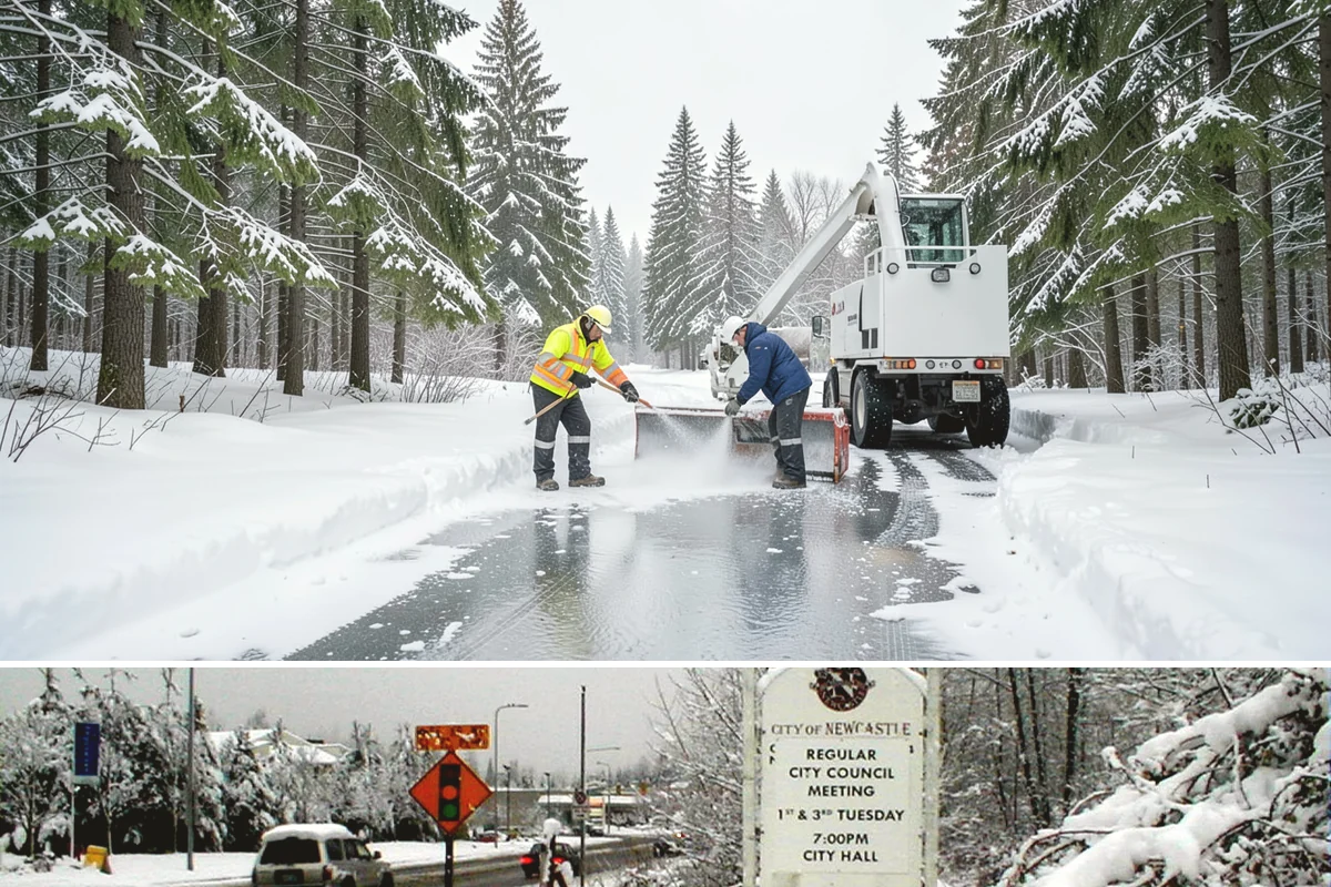 Apartment Complex Sidewalk Clearing in Newcastle, King County, WA - Demand runs heaviest from December through February, when back-to-back freezing nights keep interior apartment walks glazed...