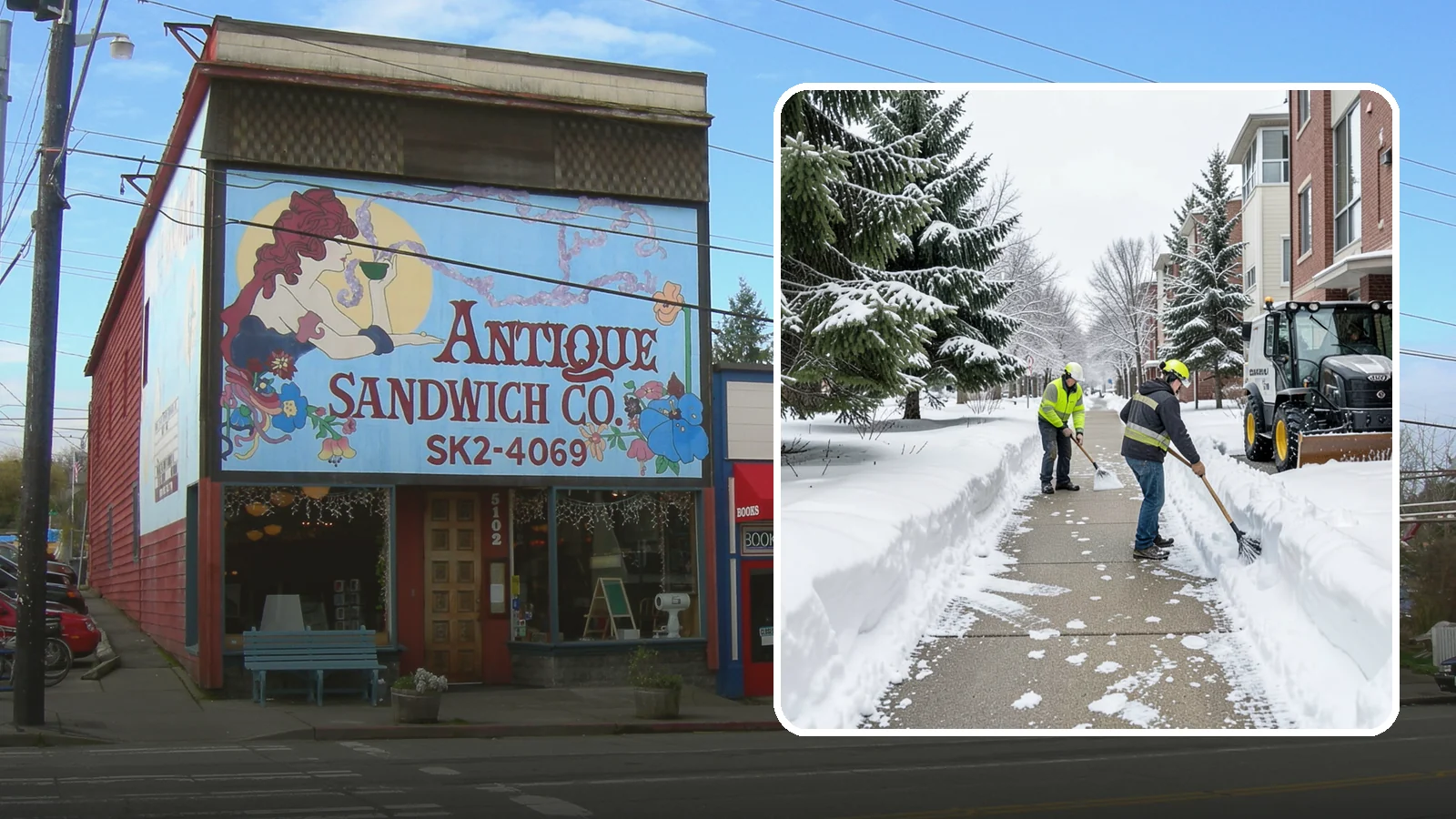 Apartment Complex Sidewalk Clearing in Ruston, Pierce County, WA - Multi-building walkway clearing for Western Washington apartment communities, keeping the interior paths tenants use around the...