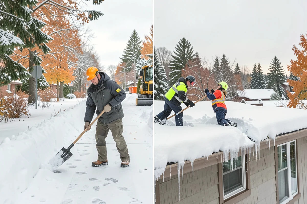 Apartment Complex Sidewalk Clearing in Ruston, Pierce County, WA - Map all interior walks, breezeways, and connector paths across the community