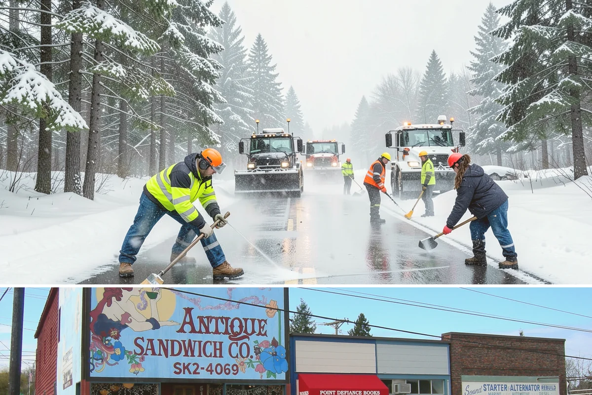 Apartment Complex Sidewalk Clearing in Ruston, Pierce County, WA - Demand runs heaviest from December through February, when back-to-back freezing nights keep interior apartment walks glazed...