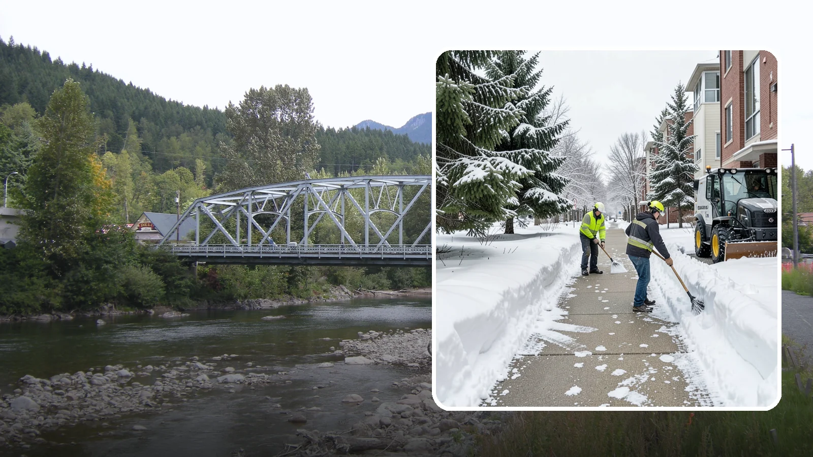 Apartment Complex Sidewalk Clearing in Skykomish, King County, WA - Multi-building walkway clearing for Western Washington apartment communities, keeping the interior paths tenants use around the...