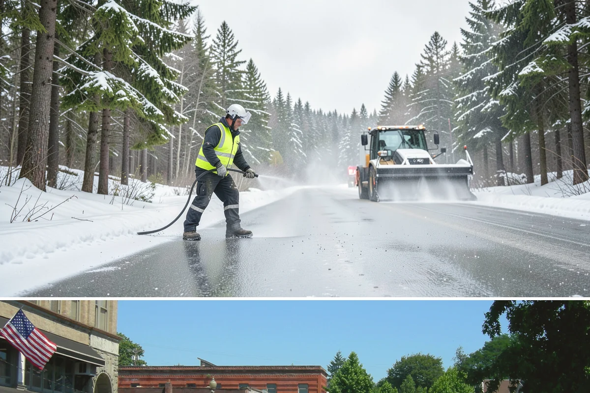 Apartment Complex Sidewalk Clearing in Snohomish, Snohomish County, WA - Demand runs heaviest from December through February, when back-to-back freezing nights keep interior apartment walks glazed...