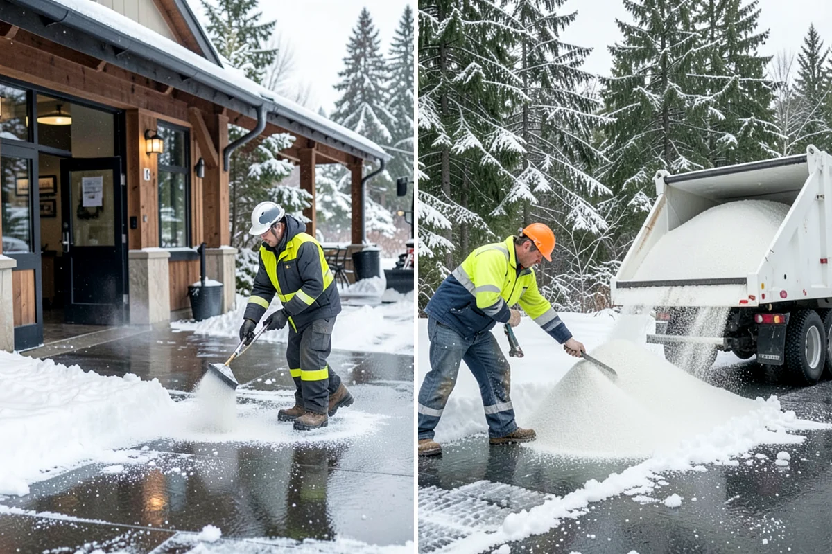 Apartment Complex Sidewalk Clearing in Snoqualmie, King County, WA - Map all interior walks, breezeways, and connector paths across the community