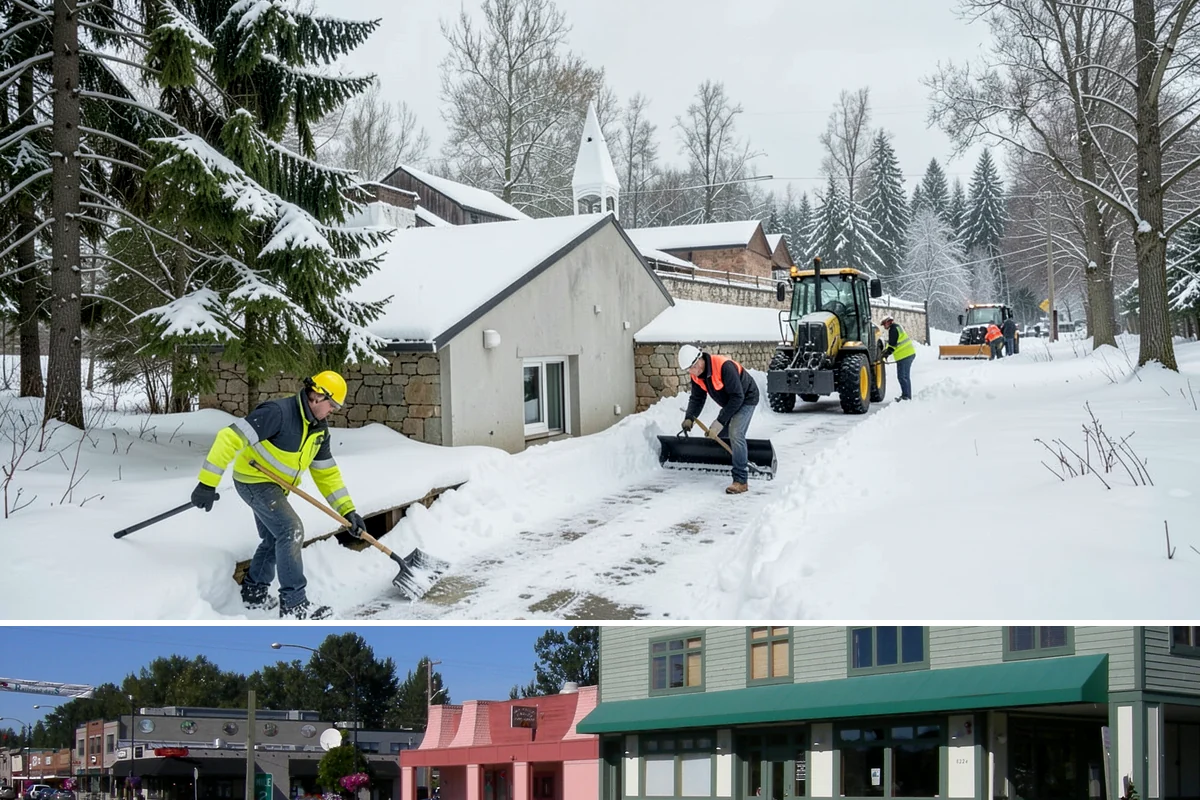 Apartment Complex Sidewalk Clearing in Snoqualmie, King County, WA - Demand runs heaviest from December through February, when back-to-back freezing nights keep interior apartment walks glazed...