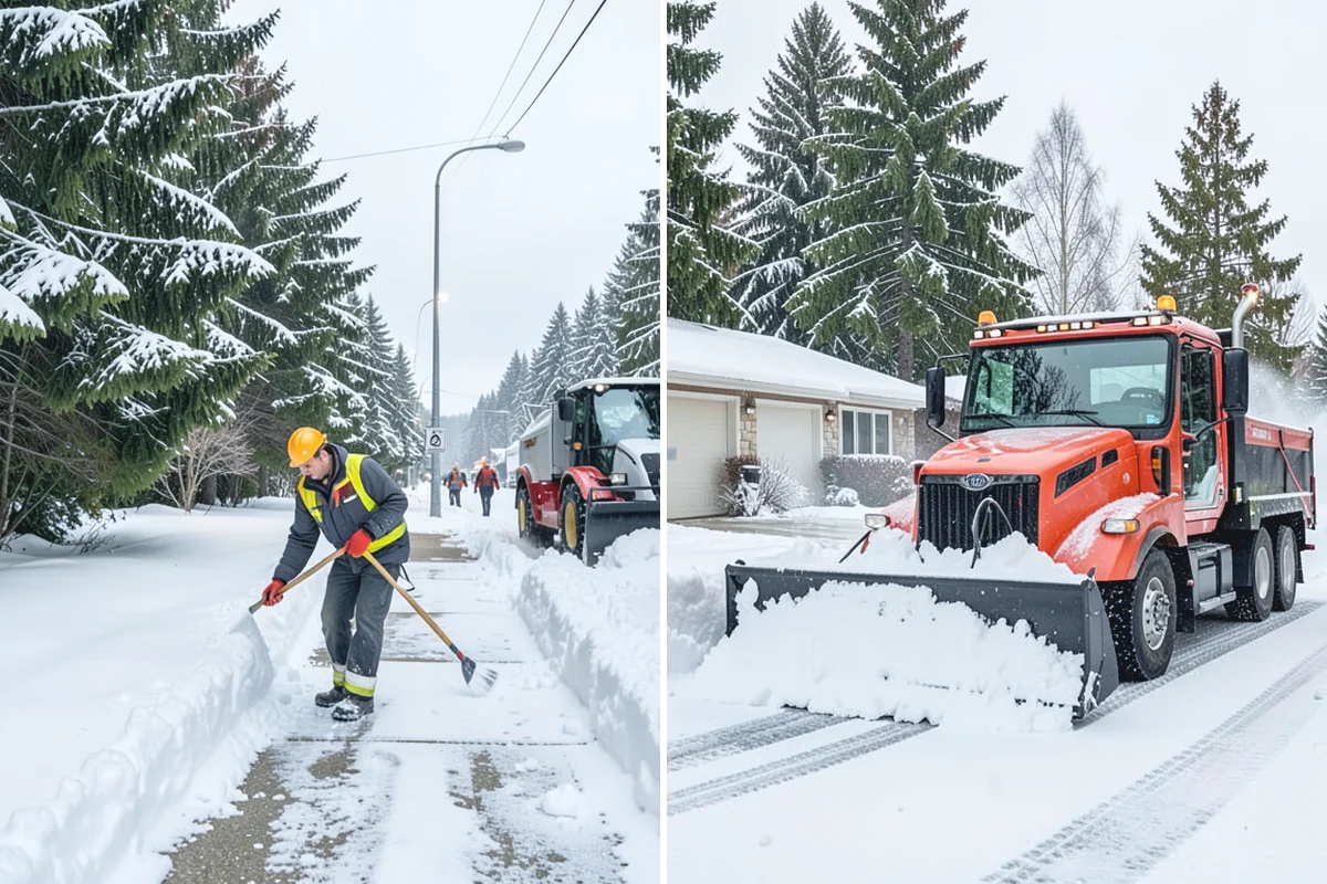 Apartment Complex Sidewalk Clearing in South Prairie, Pierce County, WA - Map all interior walks, breezeways, and connector paths across the community